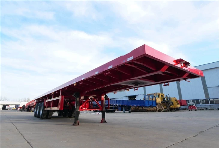 60 Ton Flatbed Semi Trailer