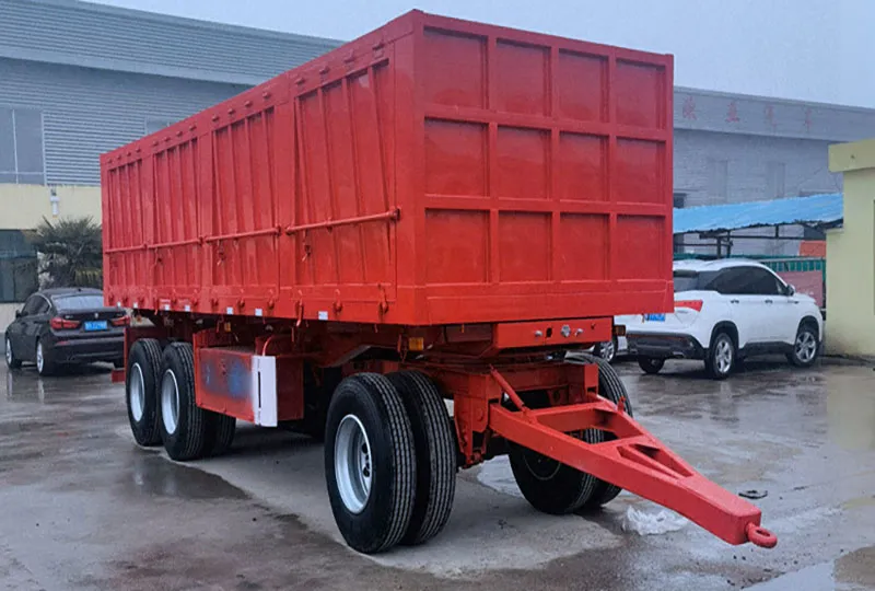 3-Axle Full Trailer Rollover Semi-Trailer