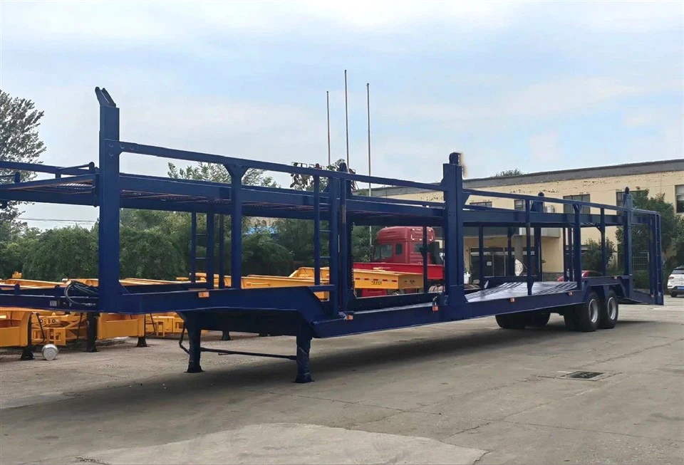 Customized Double Floor Carry 8 Cars Steel Car Carrier Trailer