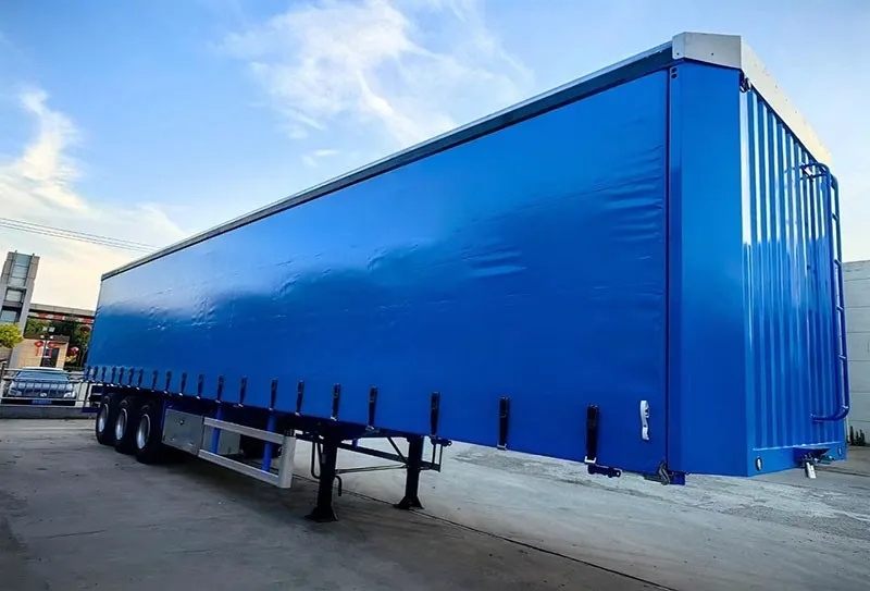 High-Quality Dry Goods Box-Type Curtain Side Semi-Traile