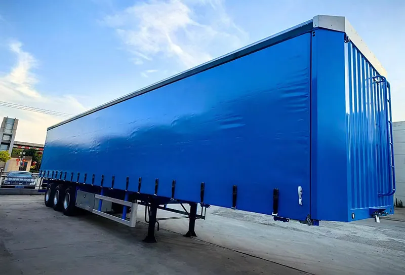 Semirimorchio laterale a tendina per merci secche di alta qualità